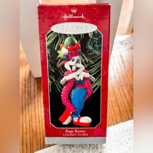 Vintage Hallmark Keepsake Christmas Ornament Bugs Bunny Looney Tunes